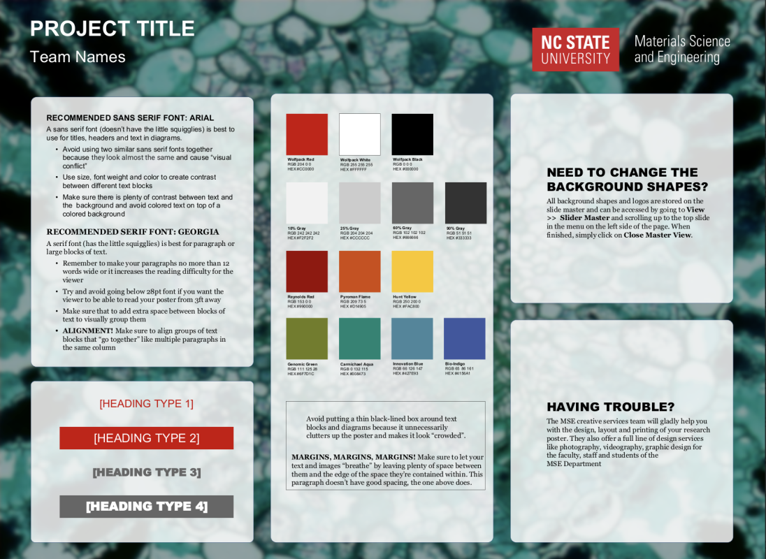 soft-and-bio-materials-poster-template-blue