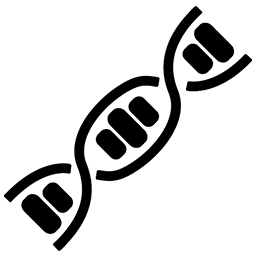Icon with DNA double-helix